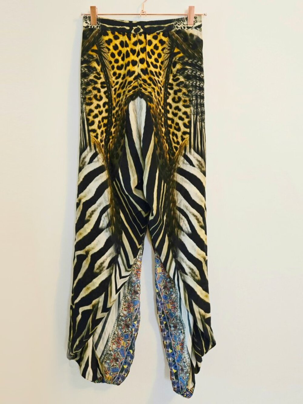 Camilla Nine Lives Wrap Harem Pants Size 10 Medium - Picture 4 of 14